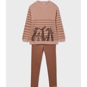 Mayoral Tan and Brown Kids Matching Set